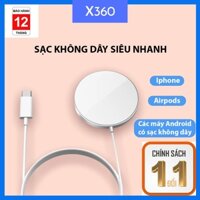 Đế sạc không dây cao cấp cho smartphone thế hệ mới dòng lighning và android V838