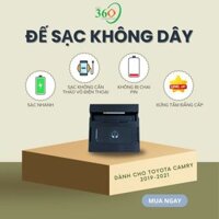 Đế sạc không dây cao cấp, sạc nhanh không dây không cần tháo vỏ điện thoai  Blaupunkt dành cho xe Camry 2019-2021