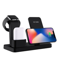 Đế Sạc Không Dây Đa Chức Năng Cho Apple Watch &amp; Iphone &amp; AirPods US02- Hàng chính hãng
