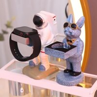Đế Sạc Không Dây Hình Phi Hành Gia Cho Đồng Hồ Thông Minh Apple Watch 1 2 3 4 5 6 7