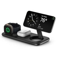 Đế sạc không dây Satechi 3 in 1 chuẩn Qi2 Trio Wireless Charging Pad