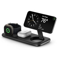 Đế sạc không dây Satechi 3in1 Qi2 Trio Wireless Charging Pad