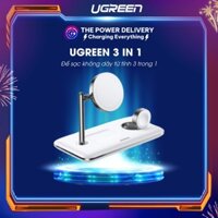 Đế sạc không dây Ugreen hít từ tính 3 trong 1 CD278, Bộ sạc không dây 25W, Bảo Hành 18 Tháng 1 Đổi 1