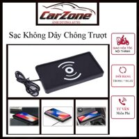 Đế Sạc Nhanh Không Dây 10W Bằng Nhựa PVC Chống Trượt Cho Điện Thoại Trên Xe Hơi - CarZone