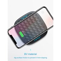 Đế sạc nhanh không dây Baseus BV Texture P13 Wireless Charger cho iPhone / Samsung / Huawei (10W/ 7.5W, Qi Wireless Quic