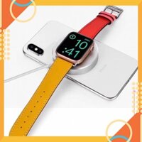 Đế sạc nhanh không dây Mini 2in1( điện thoại + apple watch) chính hãng COTEetCI - Thương hiệu Baseus Chính Hãng