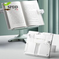 Đế sách hạ cánh nâng SPDD, có kẹp Giá sách đọc sách góc có thể điều chỉnh, Thảm chống trượt di động Tấm lót đựng sách bằng nhựa có thể mở rộng
