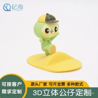 Đế silicone hoạt hình, giá đỡ điện thoại mềm PVC không đều 3D, quà tặng sáng tạo cá tính cho búp bê dễ thương