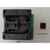 Đế socket đổi chân Rom Bios cho máy nạp Rom loại lớn