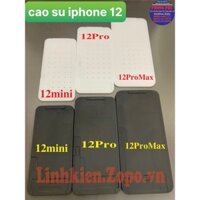 Đế Su Trắng lót bàn nhiệt cắt kính vệ sinh màn hình i.PHONE : 12mini/12-12Pro/12Pro Max