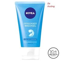 [DE] Sữa rửa mặt Nivea Waschgel cho da thường, hỗn hợp