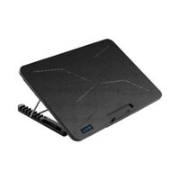 Đế tản nhiệt Laptop Coolcold F5 - 6 quạt led xanh không led RGB