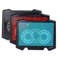 Đế Tản Nhiệt Laptop Cooler S200 Pad 2 Quạt Lớn, Đèn Led