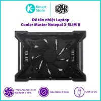 Đế tản nhiệt laptop Cooler Master NOTEPAL X-SLIM II - Hàng Chính Hãng