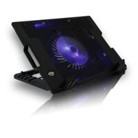 ĐẾ TẢN NHIỆT LAPTOP ERGOSTAND 639 - NÂNG 45 ĐỘ - FAN LỚN + LED (ĐEN) giá cực sốc
