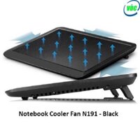 Đế tản nhiệt laptop Fan(Quạt) N19 N191 - quạt led -chạy êm ái - tản nhiệt tốt