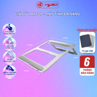 Đế tản nhiệt laptop HXSJ X5 bằng nhôm nguyên khối siêu mỏng nhẹ dùng cho máy 13- 15.6 inch