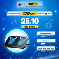 Đế tản nhiệt laptop máy tính bảng Jerryhouse Sidotech làm mát nhanh đèn led gaming quạt chống ồn