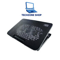 Đế tản nhiệt laptop máy tính macbook N99 17 inch 2 quạt TECHZONE Shop