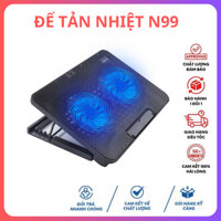 Đế tản nhiệt laptop máy tính macbook N99 17 inch 2 quạt đế nâng 45 độ- kèm ảnh thật