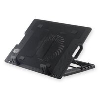 Đế tản nhiệt laptop N26 dùng cho máy tính từ 9inch đến 17inch, loại 1 quạt lớn có đèn led, chính hãng