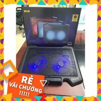 Đế Tản Nhiệt Quạt tản nhiệt Laptop Cooler S200 Pad 2 Quạt lớn, Đèn Led giá cực sốc