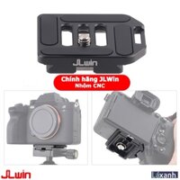 Đế tháo lắp nhanh cho chân máy ảnh Quick Release Plate tripod gimbal, gắn bên hông máy ảnh - chính hãng JLWin