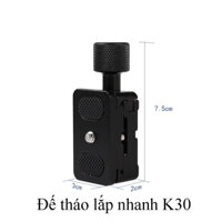 Đế tháo lắp nhanh máy ảnh máy quay với Gimbal, tripod -Quick release plate P200 QR40 K30