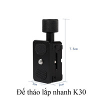 Đế tháo lắp nhanh máy ảnh máy quay với Gimbal, tripod K30