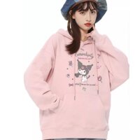 Dễ Thương Áo Hoodie In Hình kuromi Thời Trang Hàn Quốc Cho Cặp Đôi