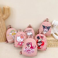 Dễ Thương Balo Đi Học mini Hình Gấu Dâu Tây Đáng Yêu Cho Bé Gái Mẫu Giáo