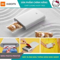 ❤Dễ thương - Chính hãng Xiaomi❤ Máy in ảnh màu thông minh không dây mini cho ios iphone 12 Android samsung note 20...