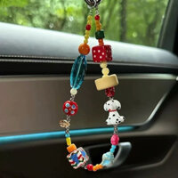 Dễ Thương Dalmatian Dopamine Điện Thoại Di Động Dây Xích Mặt Dây Chuyền Nhiều Màu Sắc Đính Hạt Túi Mặt Dây Chuyền ccd Camera Dây