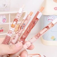 Dễ Thương Gấu Báo Chí Bút Bạn Gái Móc Kim Loại Bút Báo Chí Bút Máy Giá Trị Cao Học Sinh Học Bút Báo Chí20250213