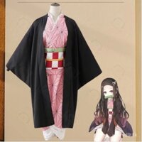 Dễ thương Halloween cổ điển  Cosplay Bộ trang phục Người hầu gái NEZUKO của Demon Slayer Và Phụ kiện Trang phục