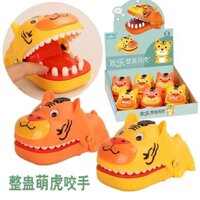 Dễ Thương Hổ Cắn Ngón Tay Đồ Chơi Tricky Cá Sấu Cá Mập Gấu Kéo Răng Bé Trai Bé Gái Giải Nén Trẻ Em Cha Mẹ-Con