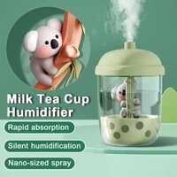 Dễ Thương Koala Thú Cưng Dễ Thương Trà Sữa Máy Tạo Độ Ẩm Hộ Gia Đình Phòng Ngủ, Máy Tính Để Bàn, Văn Phòng, Ký Túc Xá Máy Tạo Độ Ẩm Không Khí Mini Tắt Tiếng Hoạt Hình