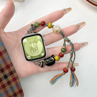 Dễ Thương Mèo Đen Chó Dây Bện Vòng Tay Dây Đeo Cho Huawei Watch Fit 3 Vòng Tay Thông Minh Huawei Fit 3 Dây Đeo Đồng Hồ Thông Minh Handmade Có Thể Điều Chỉnh Dây Đeo Tay