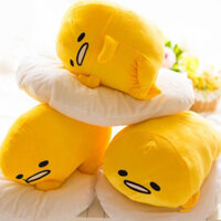 Dễ Thương Nằm Gudetama Lười Trứng Motchiri 15 "Đệm Gối Nhồi Bông Sang Trọng