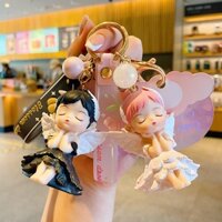 Dễ Thương Người Bảo Vệ Thiên Thần Bella Cô Gái Móc Khóa Búp Bê Tinh Tế Ba Lô Trang Trí Ô Tô Mặt Dây Chuyền Quà Tặng