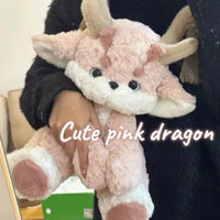 Dễ Thương Nhỏ Hồng Rồng Sang Trọng Đồ Chơi Cotton Mềm Gấu Bông Linh Vật Gối Quà Tặng Sinh Nhật Búp Bê Cho Bạn Bè