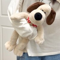 Dễ thương ông chủ chó búp bê phi công đồ chơi sang trọng sửa chữa gấu bông