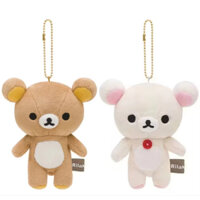 Dễ Thương Rilakkuma Korilakkuma Gấu Sang Trọng Linh Vật Móc Khóa Móc Chìa Khóa Móc Khóa Túi Móc Khóa Mặt Dây Chuyền Nhỏ Trẻ Em Bé Gái Đồ Chơi 12cm