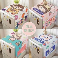 Dễ Thương Tấm Vải Phủ Máy Giặt / Tủ Lạnh Chống Bụi Đa Năng Họa Tiết Hoạt Hình Xinh Xắn Ốp