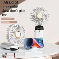 Dễ Thương usb Dễ Thương Quạt Cầm Tay Mini Treo Cổ Quạt Nhỏ Màn Hình Kỹ Thuật Số Văn Phòng Sinh Viên Ký Túc Xá Quạt Điện Nhỏ Quà Tặng
