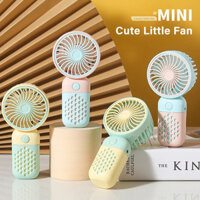 Dễ Thương USB Mini Fan Di Động Cầm Tay Fan Có Thể Sạc Lại Mini Tiện Dụng Fan Pocket Kích Thước Tiếng Ồn Thấp Nhỏ Quạt Điện Sinh Viên Ký Túc Xá