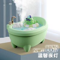 Dễ Thương Vui Nhộn Khủng Long Nhỏ Bồn Tắm Máy Tạo Độ Ẩm USB Mẹ Bé Nhà Phòng Ngủ Văn Phòng Điều Hòa Không Khí Phòng Dưỡng Ẩm Xịt Dưỡng Ẩm