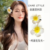 Để Trang Điểm Đi Biển Kỳ Nghỉ Frangipani Kẹp Tóc Du Lịch Ảnh Mũ Đội Đầu Hoa Bên Kẹp Tóc Cổ Tích Nhỏ 25.2.21