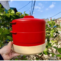 ĐẾ TRE CHO XỬNG HẤP TUPPERWARE KÈM NẮP TRE