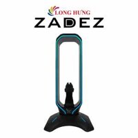 Đế treo tai nghe và giữ dây chuột Zadez Headset Stand ZHS-701G - Hàng chính hãng - Đen